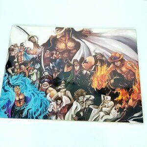 White Beard Pirates One Piece HZ2-031 Double-sided Art A4 8" x 11" Waifu Card